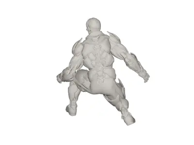 Superhero concept 3D model shop