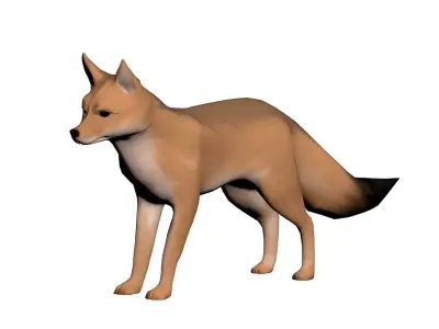 Fox model 3D model