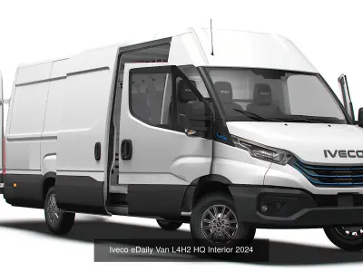 Ivecoe  Daily Van HQ Interior 2025 3D Model Pack