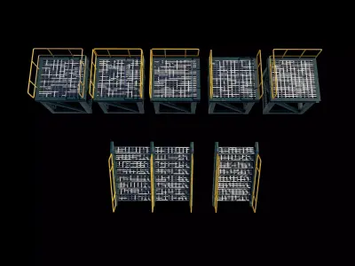 Industrial Platform 3 3D model