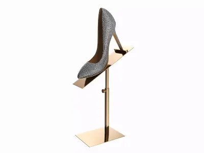 Store Shoe Riser Display Stand 3D model
