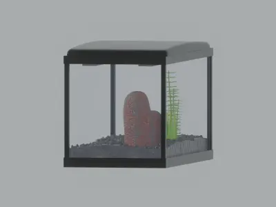 Aquarium Fish Tank 3D model buy