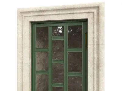 Entrance classic door 139  3D model