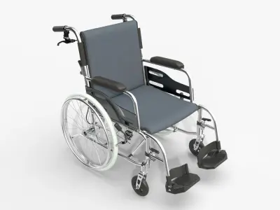 Light wheelchair manual 01 3D model