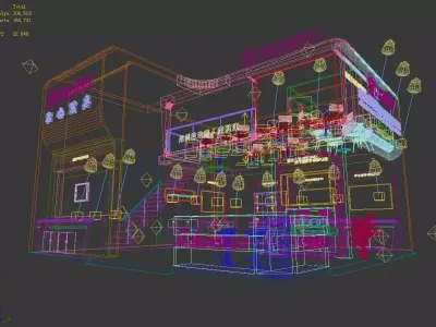 Exhibition - Area - 9X9-3DMAX2012-011 3D model