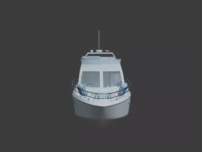 Yacht 3D model