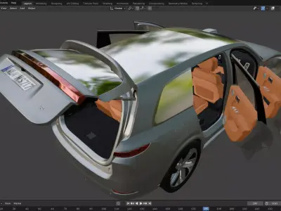 Lixiang  2024 Low-poly 3D model