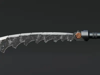 Composite Sword - Shadow Fight 2 Inspired  Low-poly 3D model