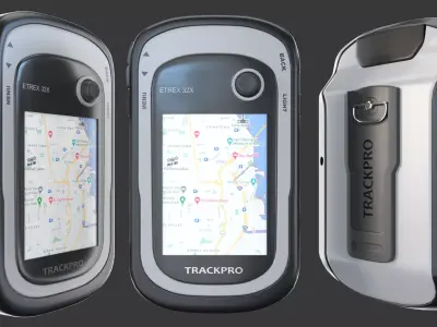 White GPS Navigator  3D model