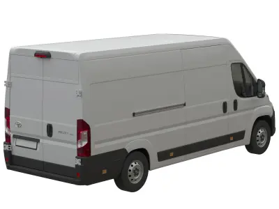 2024 Toyota Proace Max L4H2 Detailed interior 3D model