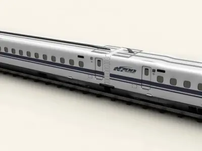 Shinkansen N700 3D model purchase