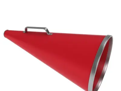 Cheerleader Megaphone  Free 3D model