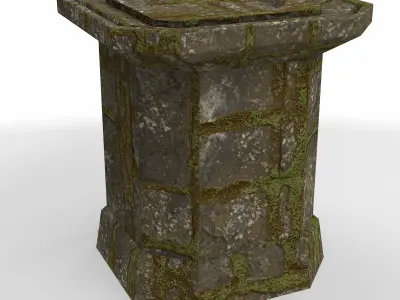 pedestal 01 3D model