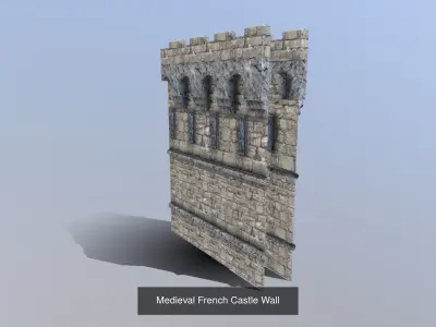 Modular French Castle Collection 3D Model Pack