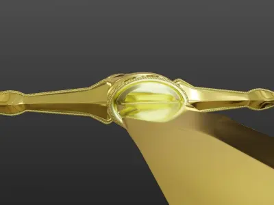 Dagger gold 3D print model