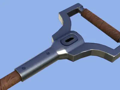 Pitchfork Free low-poly 3D model