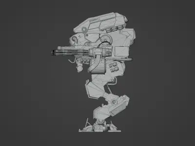 MEX-DS20 Low-poly 3D model