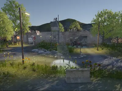 Military Army Outpost Unity URP 3D model