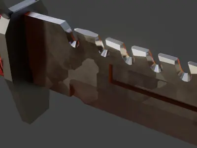 Knife m9 from cs go Low-poly 3D model
