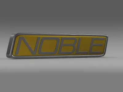 Noble Logo 3D model