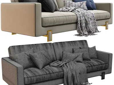 LUSO  Sofa By Casa Magna 3D model