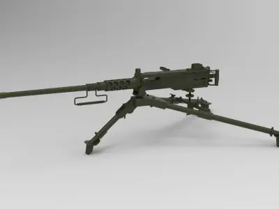 Browni Machine Gun 3D model