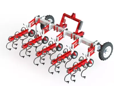 WG 0002 - Inter-row cultivator 300 3D model