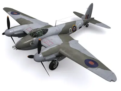 DeHavilland Mosquito FB.Mk.VI 3D model