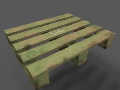 Wood Pallet Pack - Game Ready Low-poly 3D model