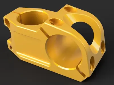 bicycle part metal technology 3D model