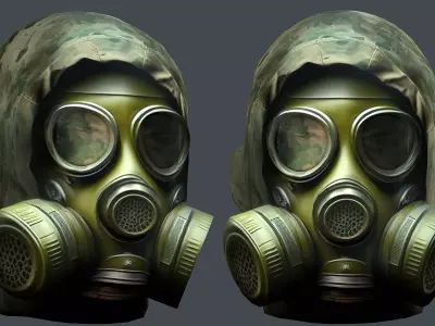 Helmet 3d model military combat Military Low-poly  Low-poly 3D model purchase