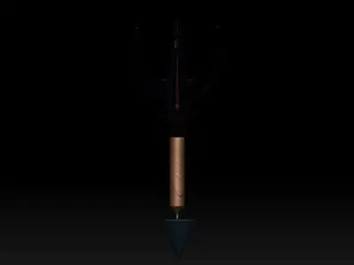 magic staff  3D model