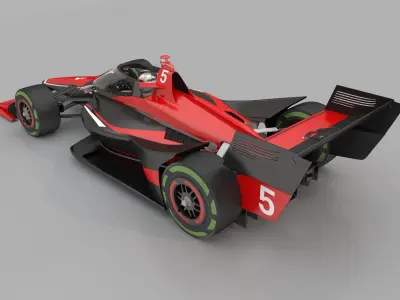 Racecar 3D model