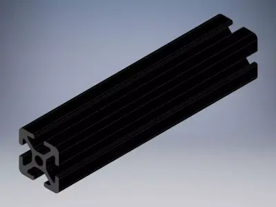 Aluprofil 5 20x20 schwarz Free 3D model