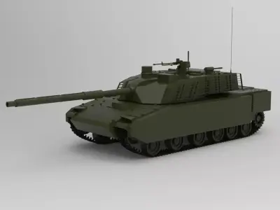 Type 15 Black Panther tank 3D model