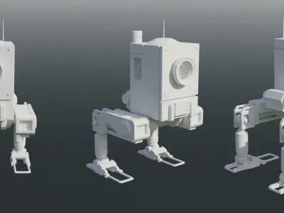 ROBOT L2 Free low-poly 3D model