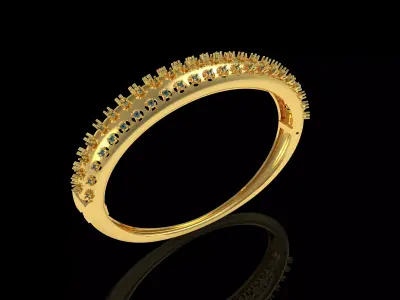 Art Deco Bracelet 29 3D print model