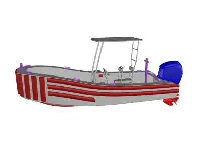 Tug Boat 3D model