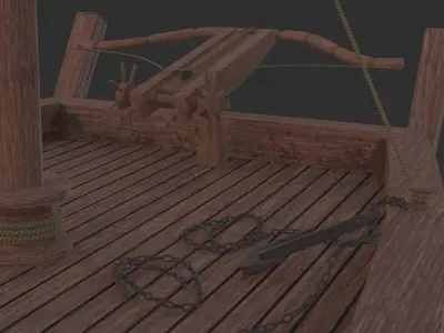 Chiniese Pirate Ship 3D model
