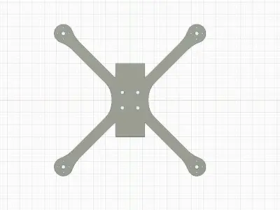 Drone Frame 3D print model