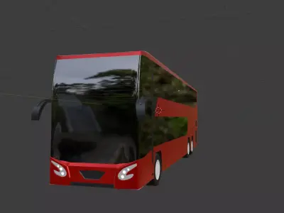 VDL Futura FDD2 Low Poly 3D model