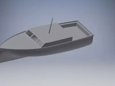 40 Foot Cruiser 3D model