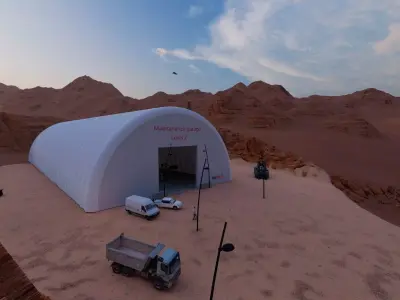 Ore Mining Scene  3D model