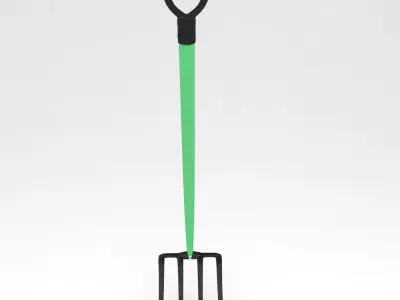 Garden fork 3d model   3D model