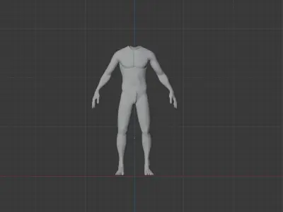 Human Male Model Free 3D model purchase