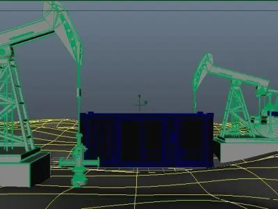 Oil Well 3D model
