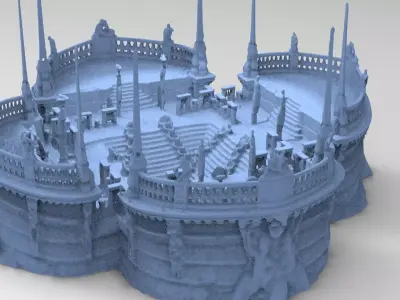Poseidon ruins 3 3D model