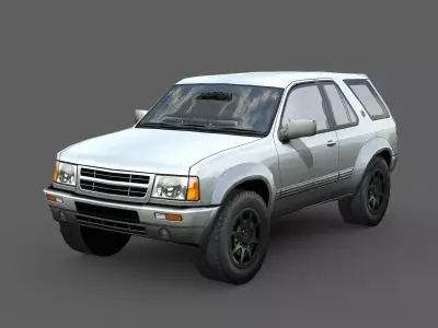 Classic Off-road SUV 3D model