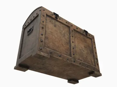 Old Chest 04 3D model