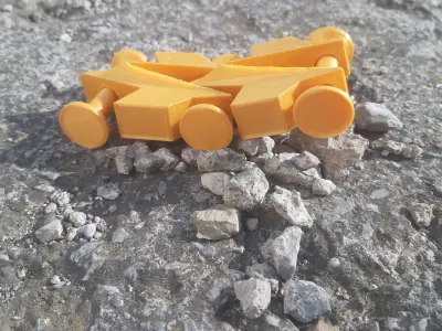 Rover 6-Wheeler by 3esign Free 3D print model